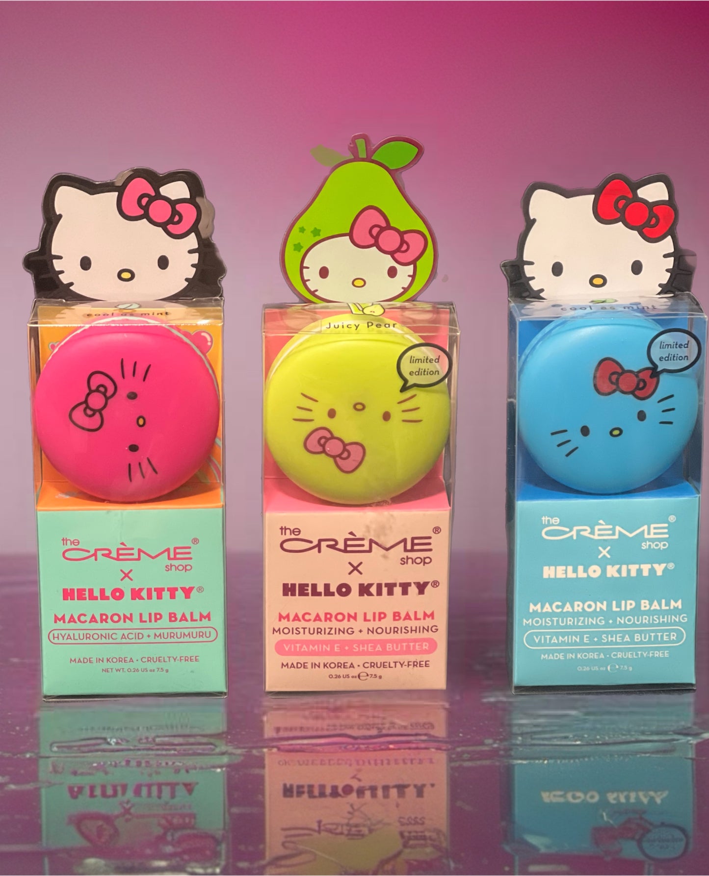 The Creme Shop Hello Kitty Macaron Lip Balm