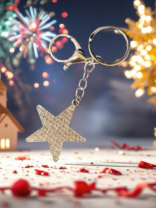 Diamond Star Keychain/ Bag Charm