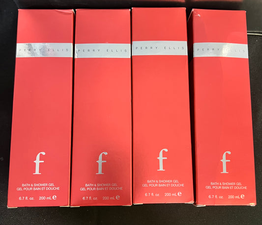 4 Pc Perri Ellis Shower Gel