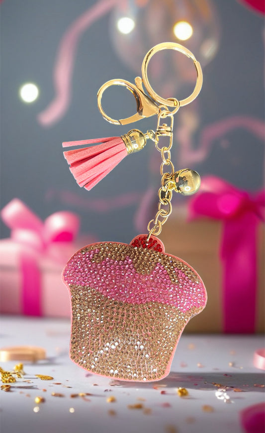 Cupcake Keychain