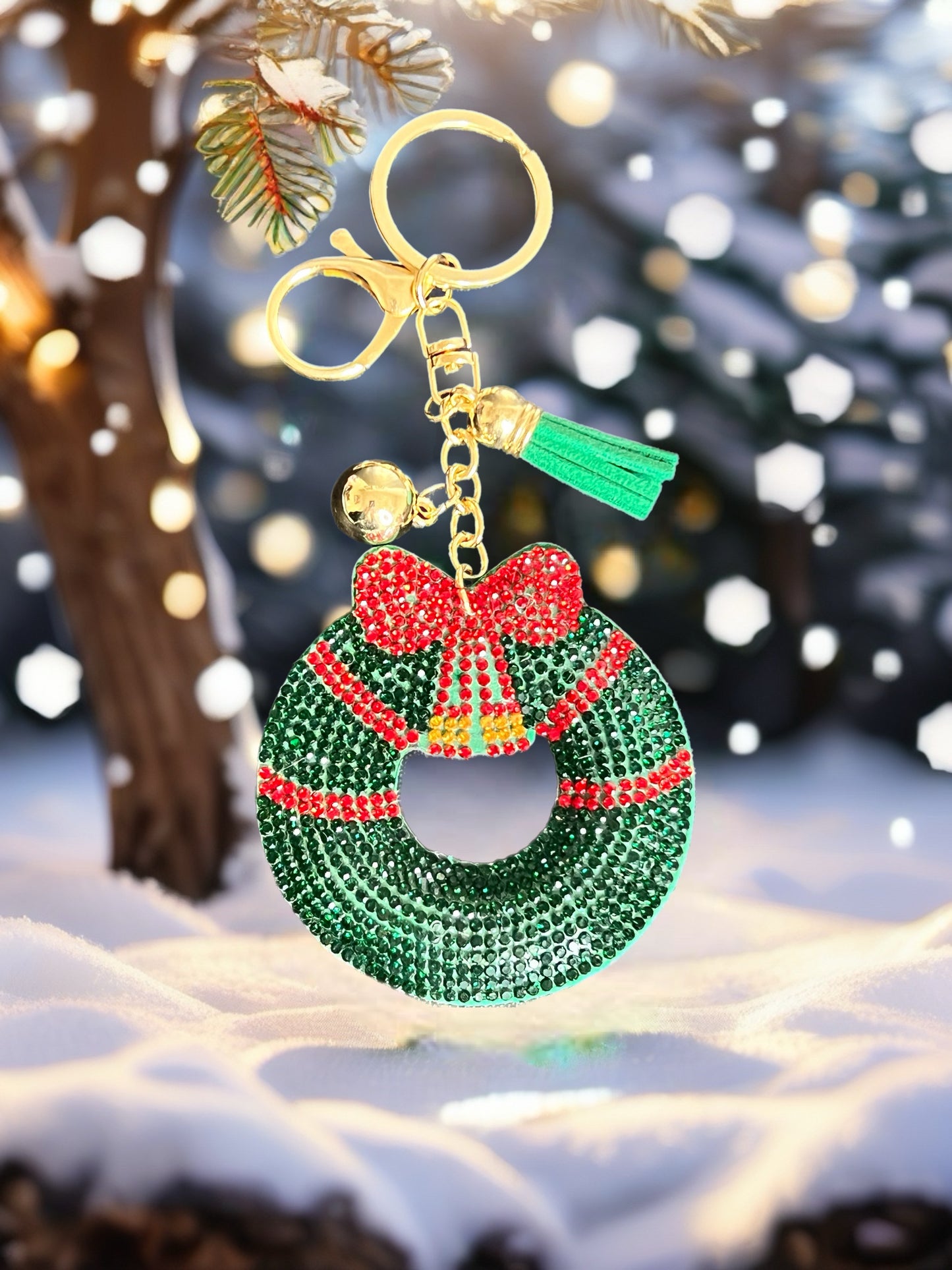 Wreath Keychain